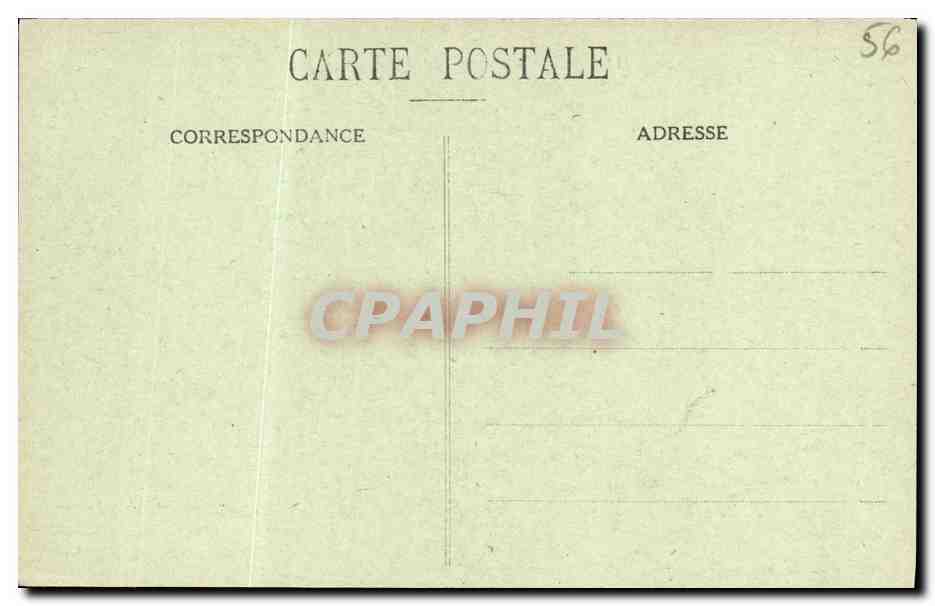 Vannes et sa Femme — Maison ayant appartenu à Gilles de Bretagne — Collection H. Laurent, Port-Louis — Rückseite
