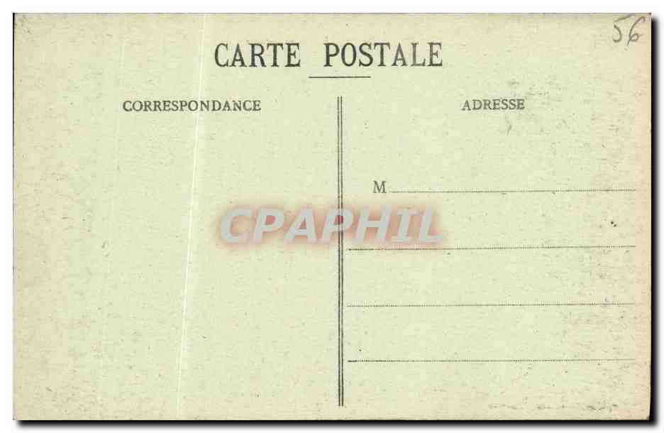 VANNES - Les Remparts — vue des remparts et de l'église — éditeur non visible — Rückseite