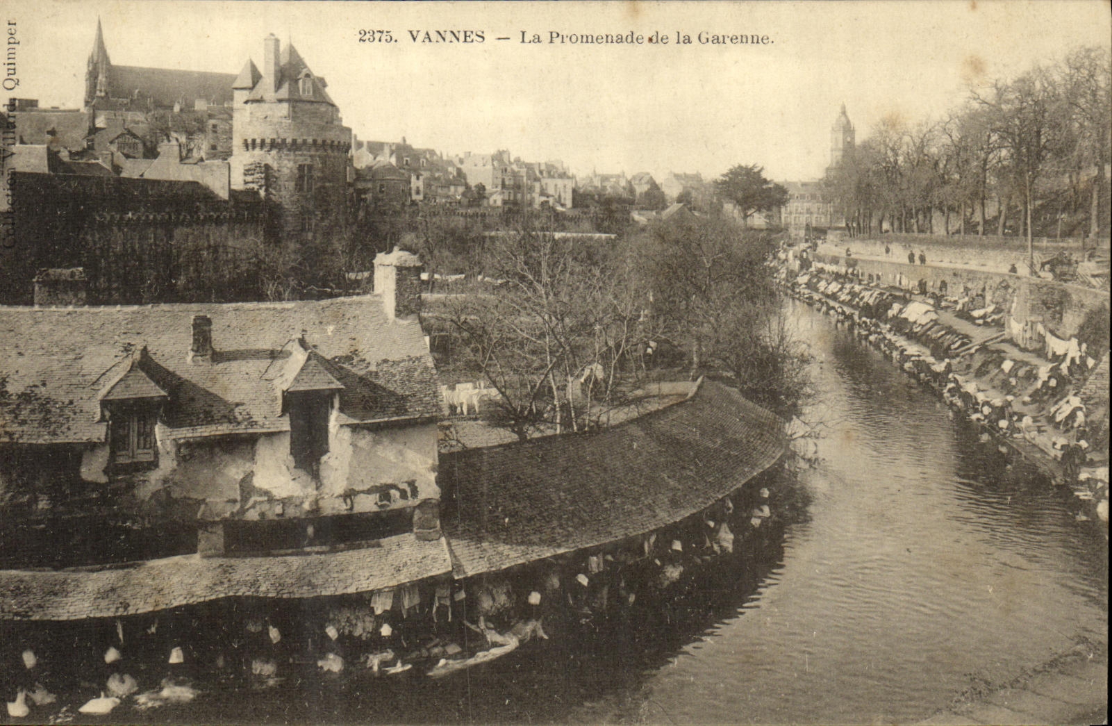 VANNES — La Promenade de la Garenne — Quinper, n° 2375