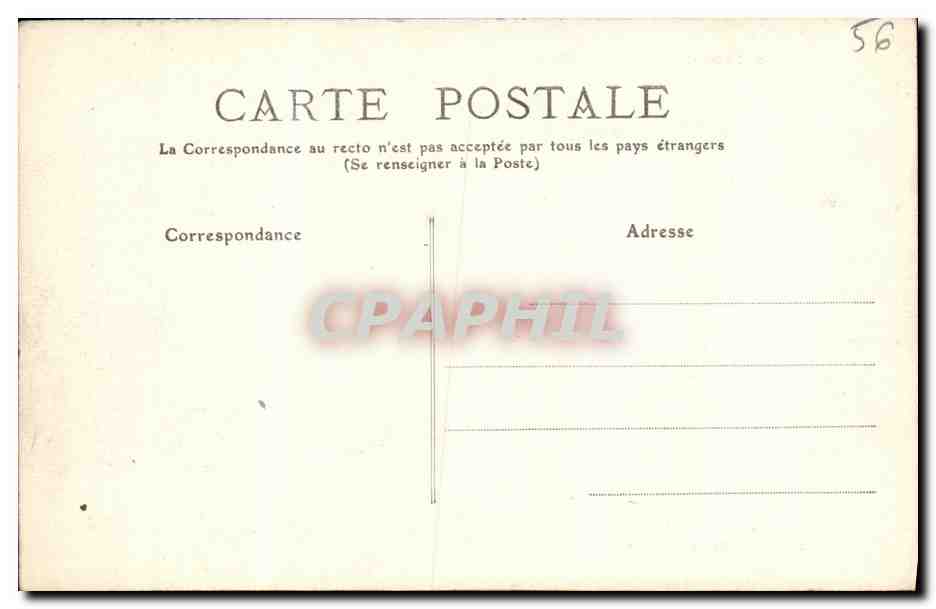 Vannes - Ruines du Cloître — Bretagne, éditeur non identifié, n° de série 557 — Rückseite