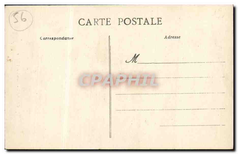 Carnac - Portail de l'Église — Collection Z. Le Rouzic — Rückseite