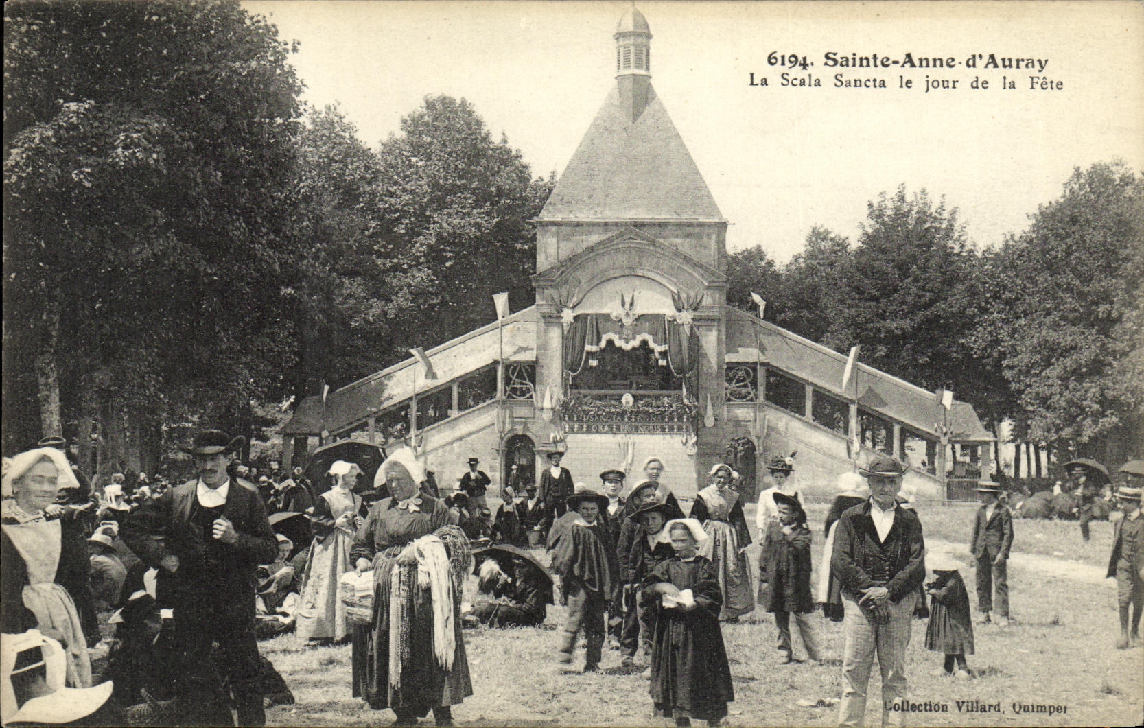Sainte-Anne-d'Auray — La Scala Sancta le jour de la Fête — Collection Villard, Quimper