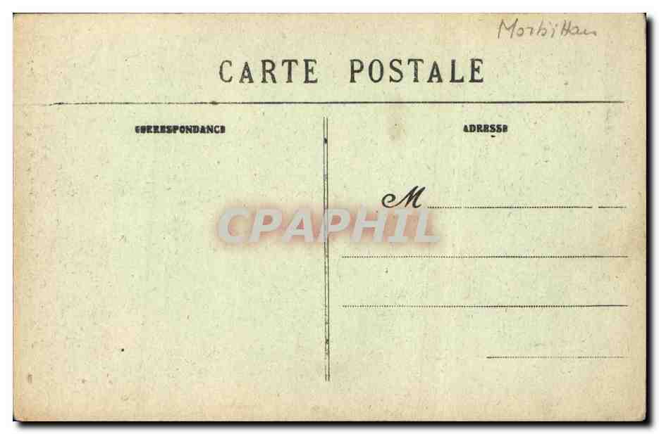 CPA Sainte Anne D Auray La Basilique — Verso