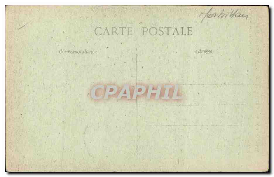 CPA Sainte Anne D Auray Mausolee des Martyrs de Quiberon — Verso