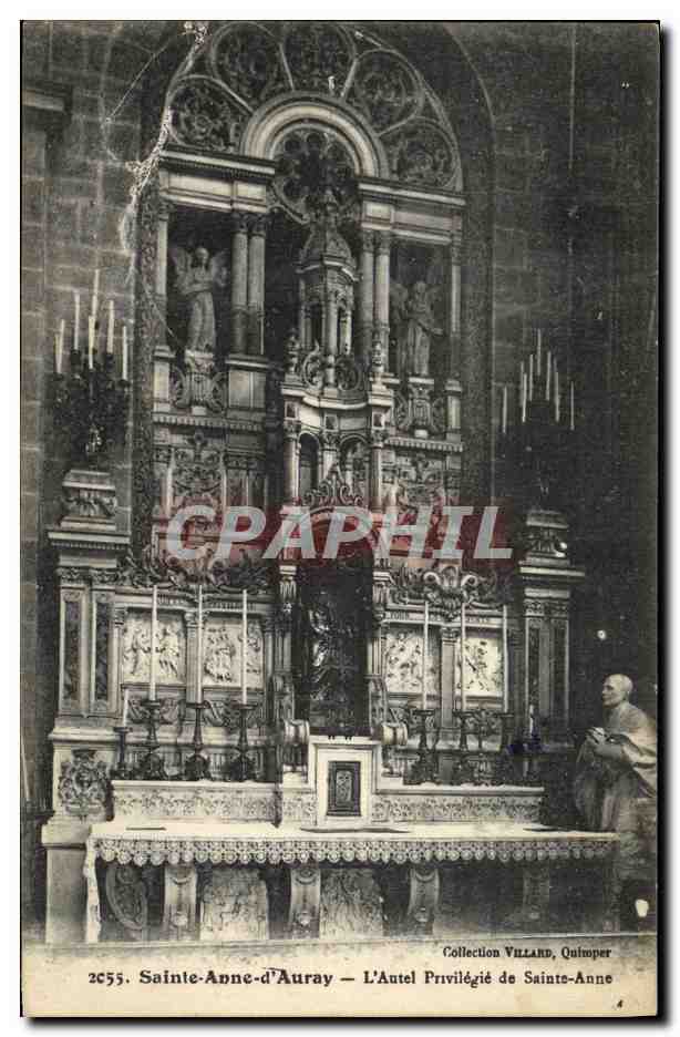 CPA Sainte Anne D Auray L Autel Privilegie de Sainte Anne