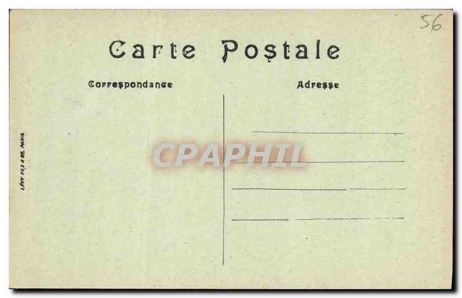 CPA Auray Le Baptistere Eglise Saint Gildas — Rückseite
