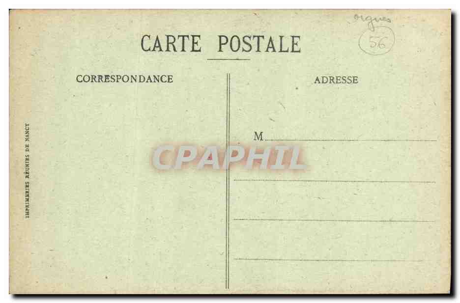 Ste-Anne-d'Auray - Le Maître-autel et les Orgues — Verso