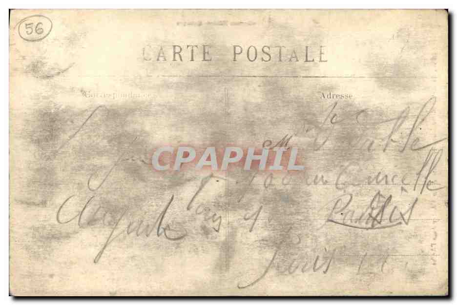CPA Sainte Anne D Auray La Statue Miraculeuse de Saint Anne d Auray dans l Arche — Verso