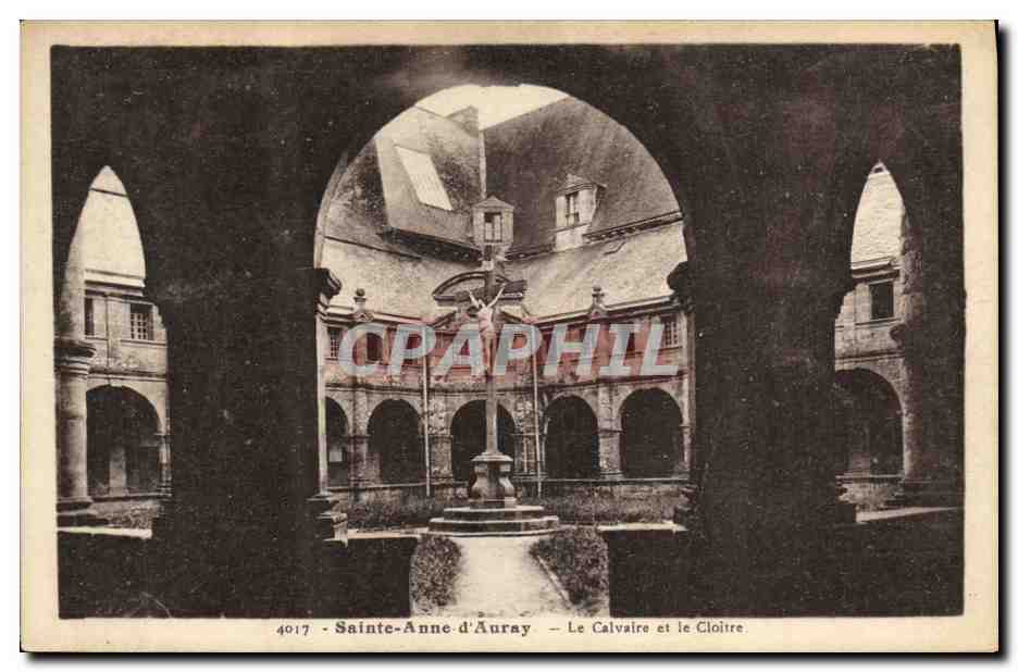 Sainte-Anne-d'Auray — Le Calvaire et le Cloître — éditeur anonyme, n° 4017