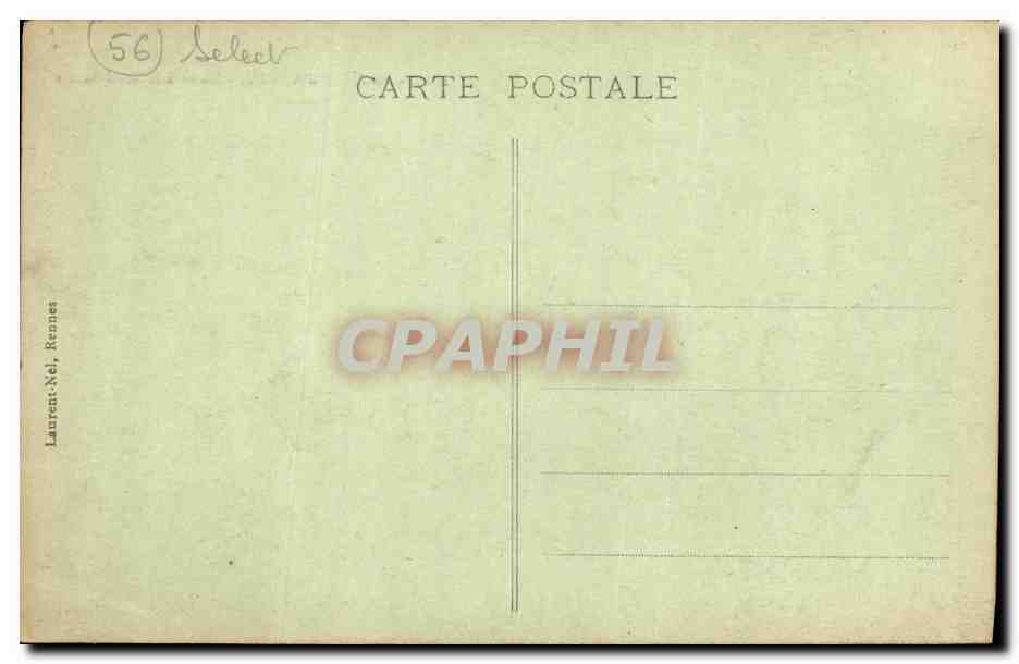 CPA Sainte Anne D Auray Messe a la Scala Sancta — Verso