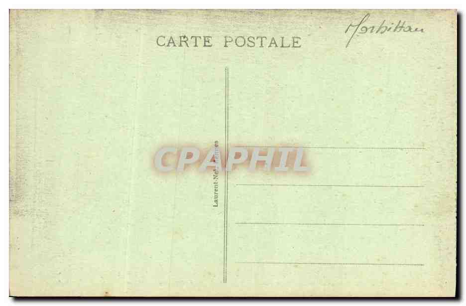 Château de JOSSELIN - Le Grand Salon - Cheminée en granit ornée des armoiries des Rohan - Juillet 1916 — Verso