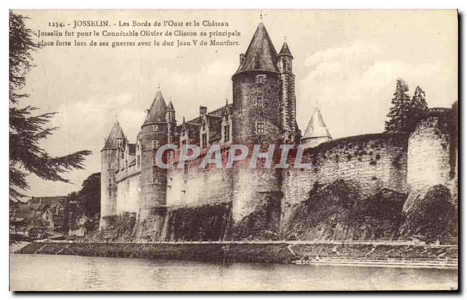 Josselin - Les Bords de l'Oust et le Château — Laurent-Nel, Rennes