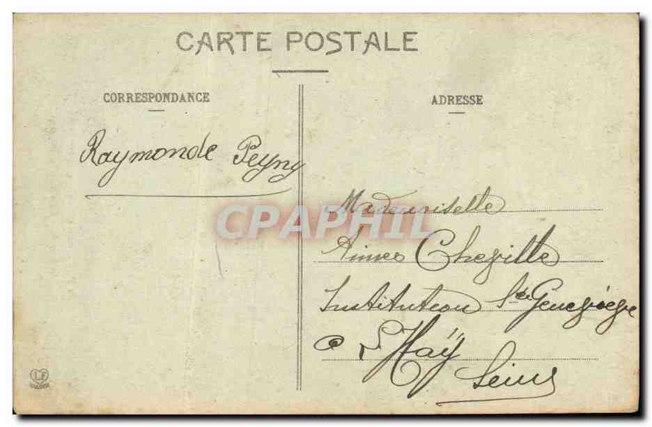 CPA Luchon Le Goufre d Enfer animee  — Verso