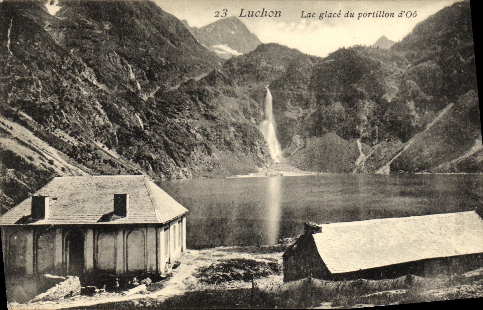 CPA Luchon Lac Glace du Portillon d Oo