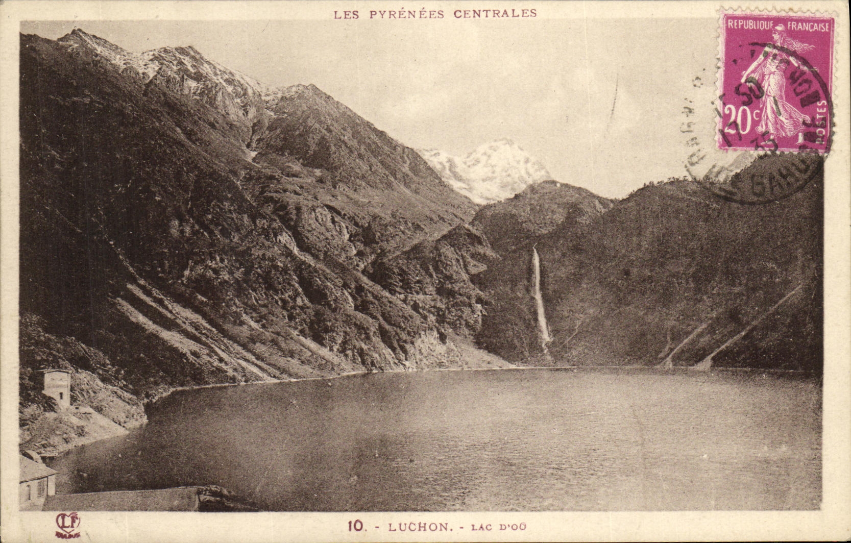 Luchon - Lac d'Oò - Les Pyrénées Centrales - Éditeur CF - Anverso