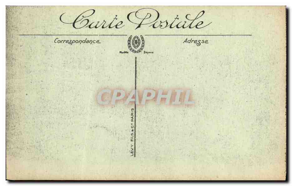 CPA Lourdes L Ange a L Entree du Calvaire — Verso