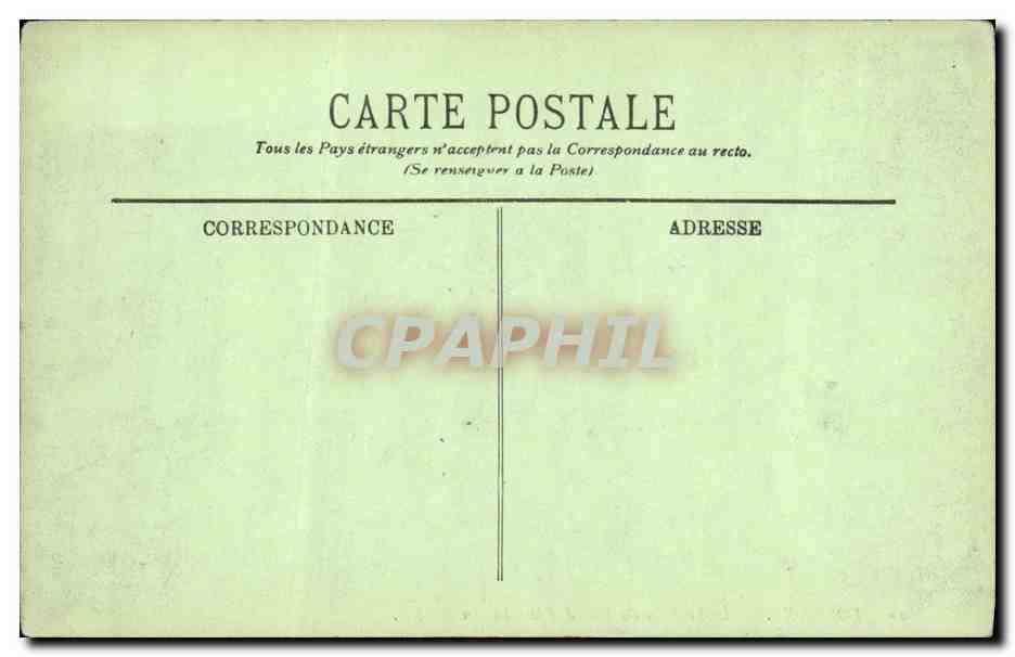 CPA Lourdes Le Pont du Boulevard et le Chateau — Verso
