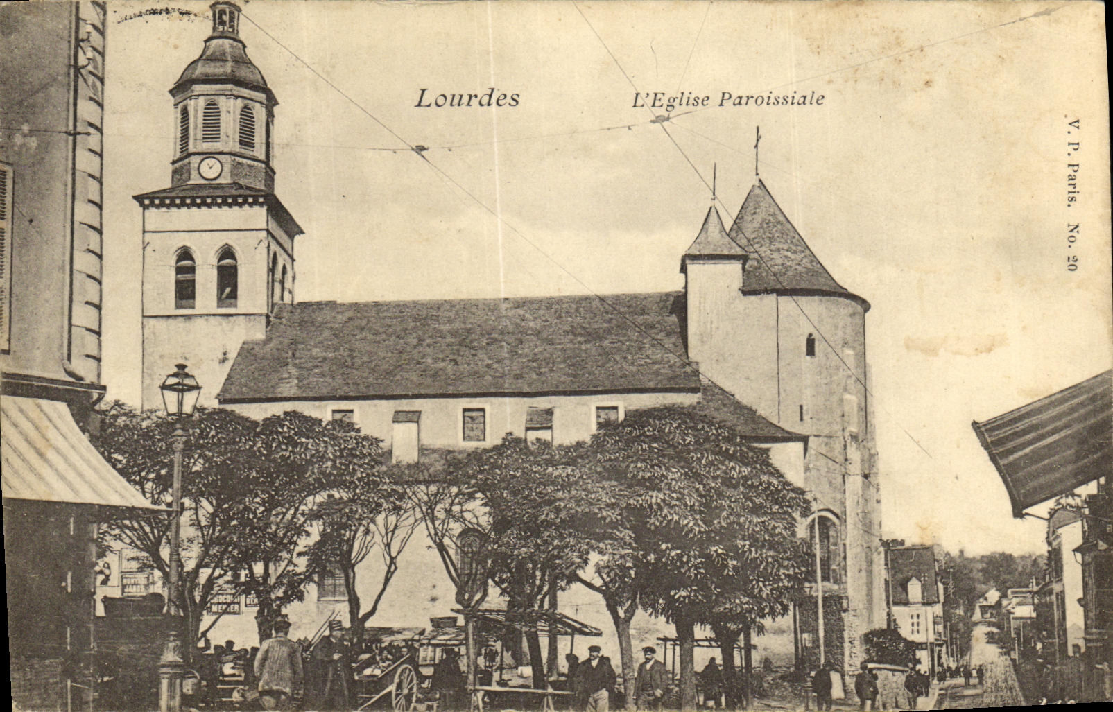 CPA Lourdes L Eglise Paroissiale