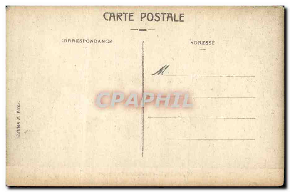 CPA Lourdes Funiculaire Le Viaduc — Verso
