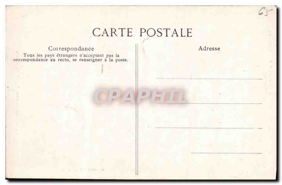 CPA Lourdes Apparitions De La Vierge a Bernadette chez l abbe Peyramale — Verso