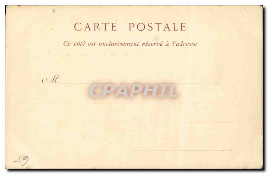 CPA Lourdes Vue Generale Prise du Pelit Ger — Verso