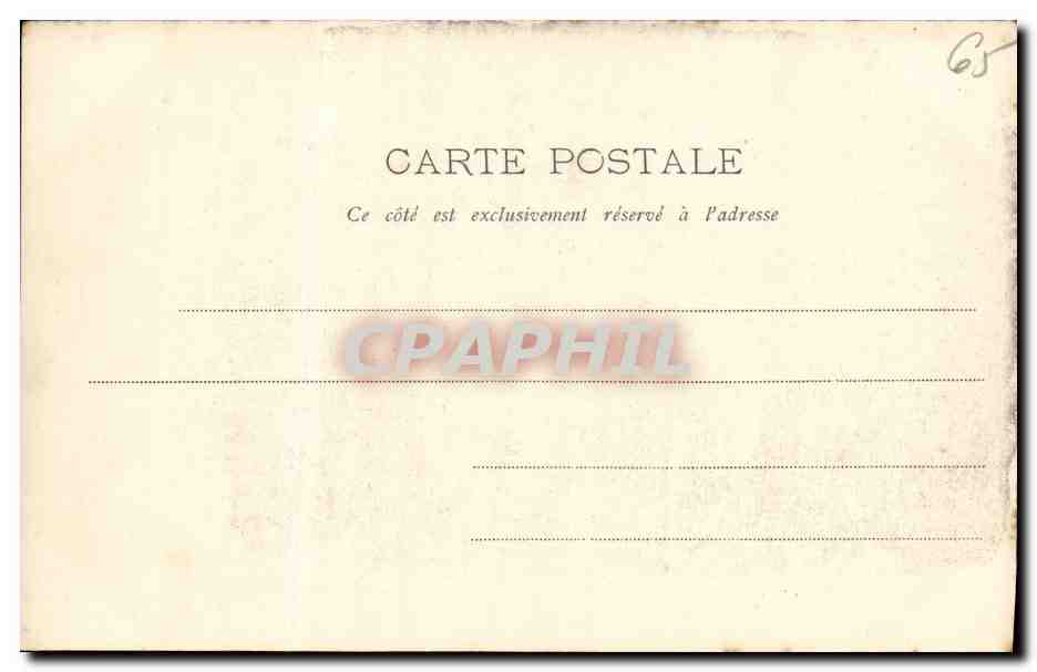 CPA Lourdes Apparition De La Vierge A Bernadette Le 11 fevrier  — Verso