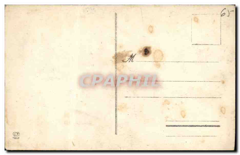CPA Souvenir de Lourdes Moutons — Verso