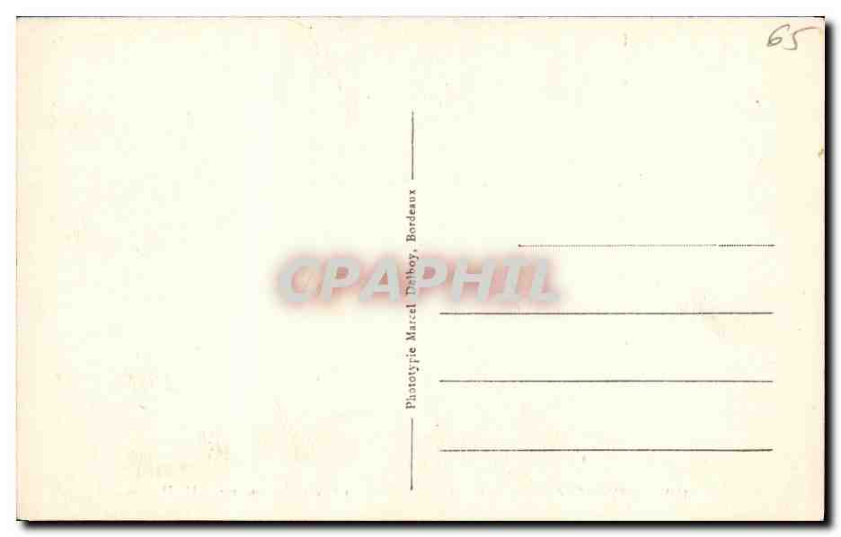 CPA Lourdes L autel de la source miraculeuse — Verso