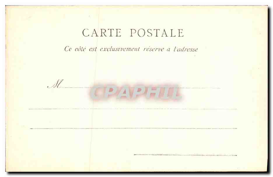CPA Lourdes Le Calvaire 1ere Station — Verso
