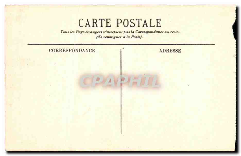 CPA Lourdes Le Portail — Verso