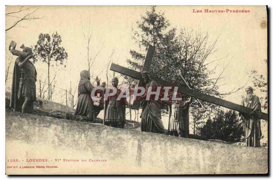 CPA Lourdes Vl e Station du Calvaire