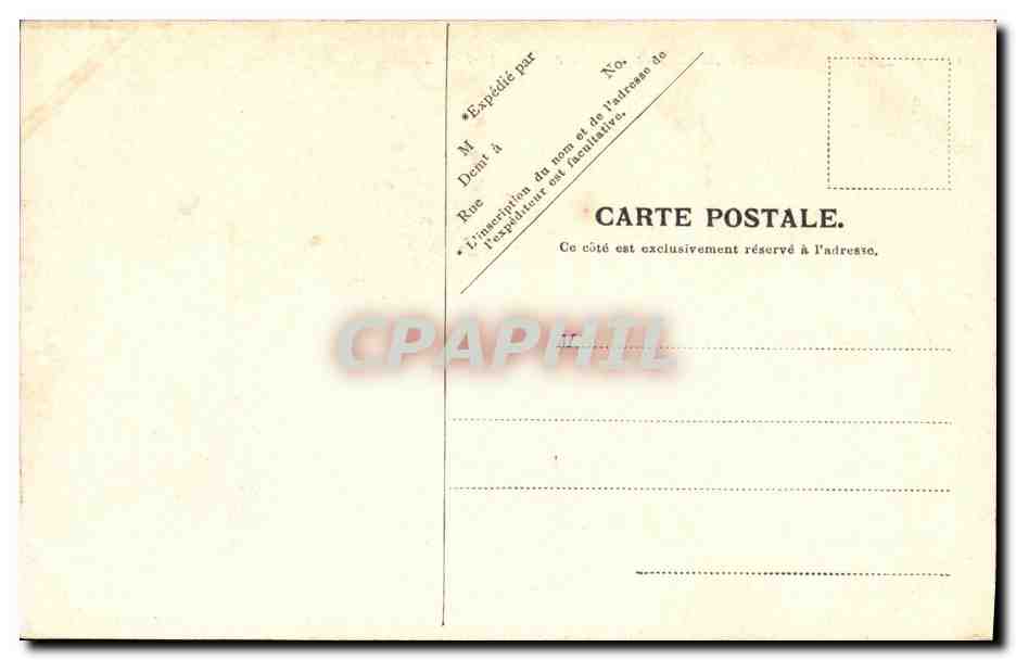 CPA Lourdes St Michel le Calavire Breton et la Basilique — Verso