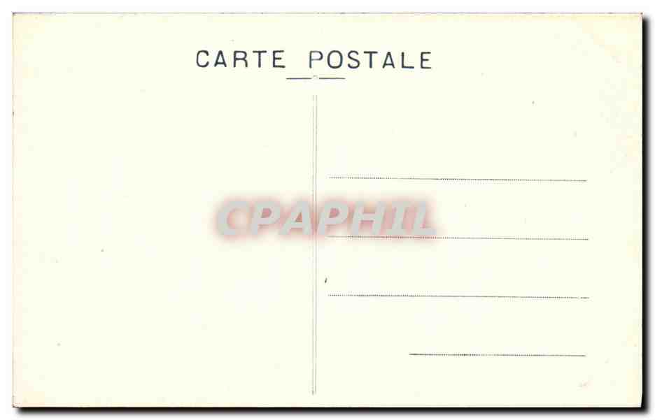 CPA Lourdes Interieur de la Crypte — Verso