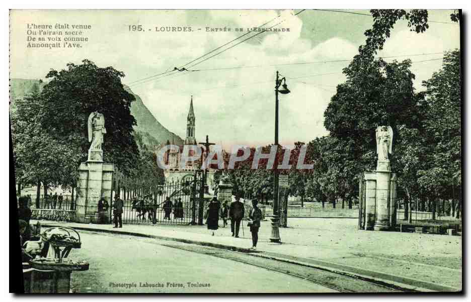 CPA Lourdes Entree de l Esplanade