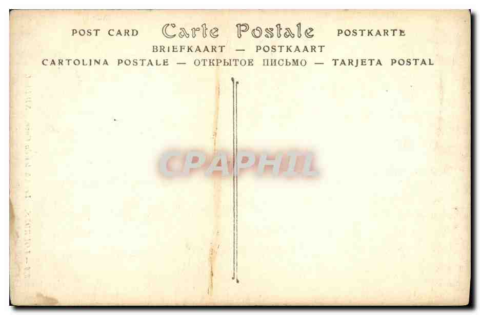 CPA Lourdes Les Chutes du Gave — Verso