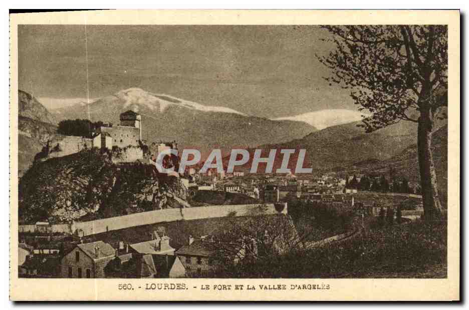 CPA Lourdes Le Port et la Vallee D Argeles