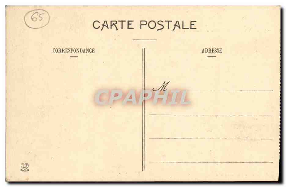 CPA Lourdes Xlll e Station du Calvaire — Verso
