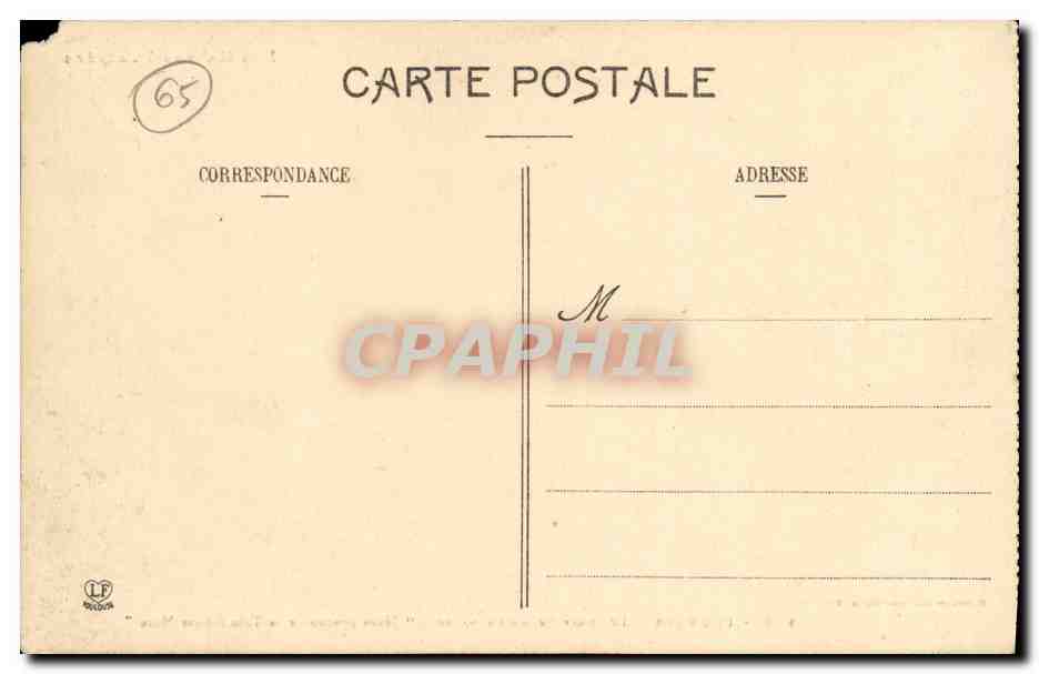 CPA Lourdes lV e Station du Calvaire Jesus rencontre sa tres Sainte Mere — Verso