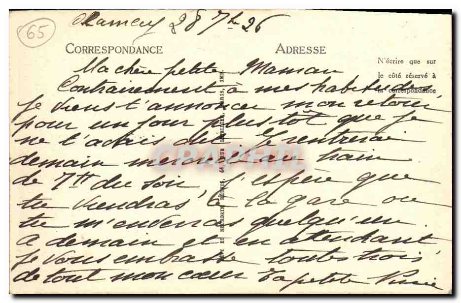 CPA Lourdes La Vallee du Gave et la Chaine des Pyrenees vues du Pic du Jer — Verso