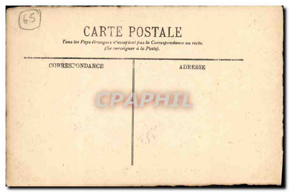 CPA Pelerinage a Notre Dame de Lourdes lors des Fondations de la Basilique  — Verso