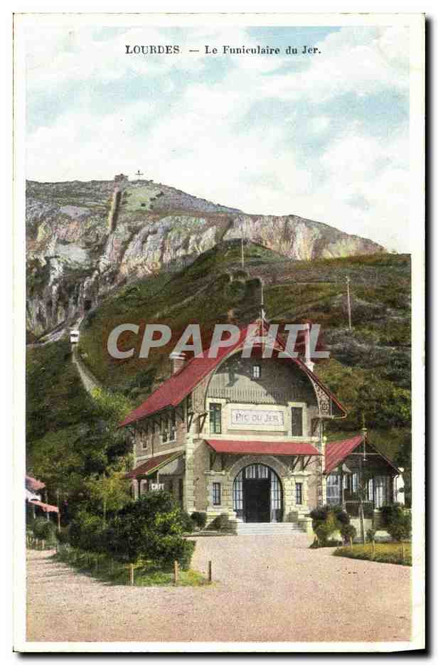 CPA Lourdes Le Funiculaire du Jer