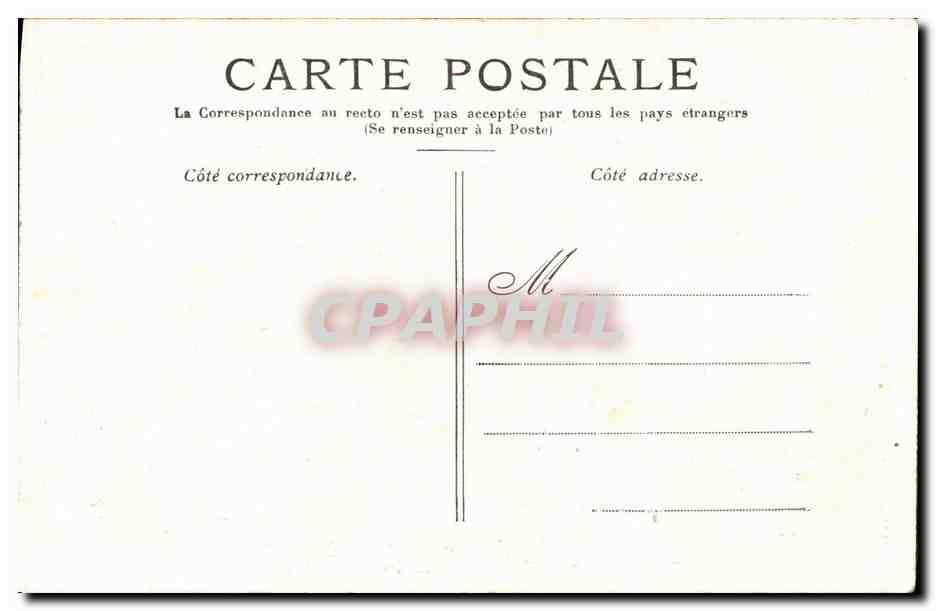 Lourdes — L'apparition Miraculeuse — éditeur non visible — Verso