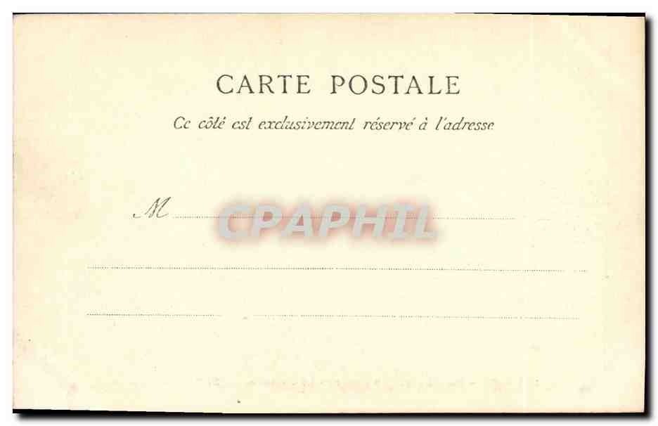 CPA Lourdes Pic du Jer Funiculaire Le Chateau — Verso