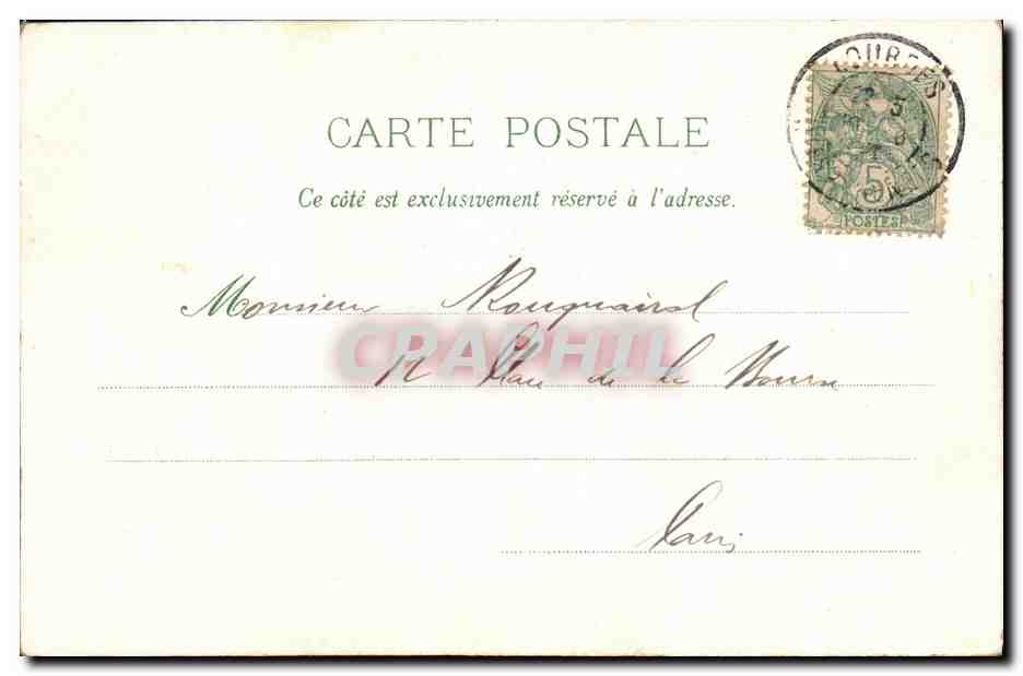 Lourdes — Vue Générale de la Basilique — D.T. Editeur, Série 2 N° 95 — Verso
