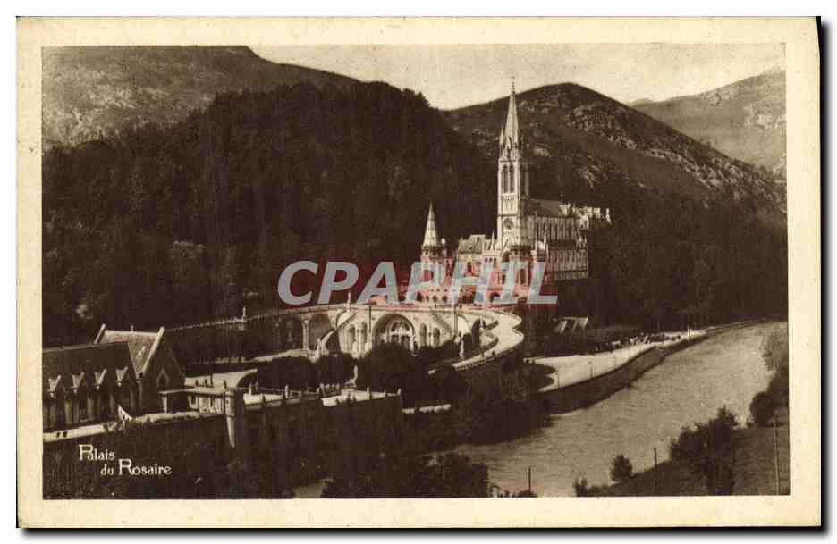 CPA Lourdes La Basilique et l Asile