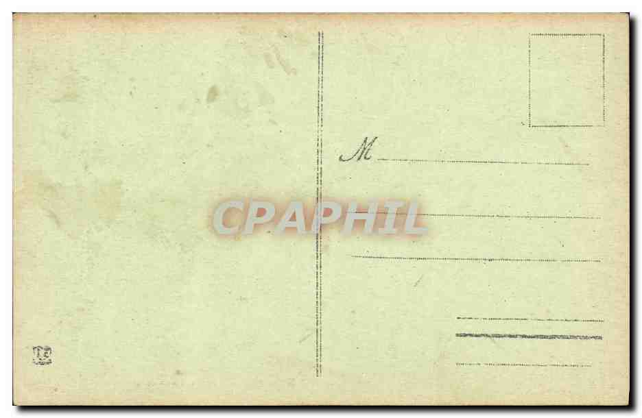 CPA Lourdes Souvenir Moutons Bernadette — Verso