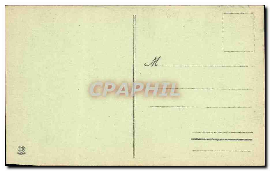 CPA Lourdes Souvenir Bernadette Moutons — Verso