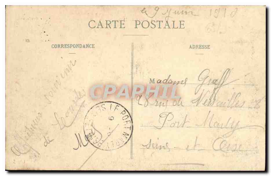 CPA Lourdes St Michel Le Calvaire Breton — Verso