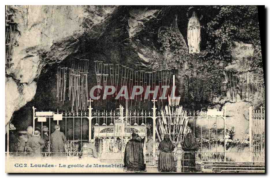 CPA Lourdes La Grotte de Massabielle