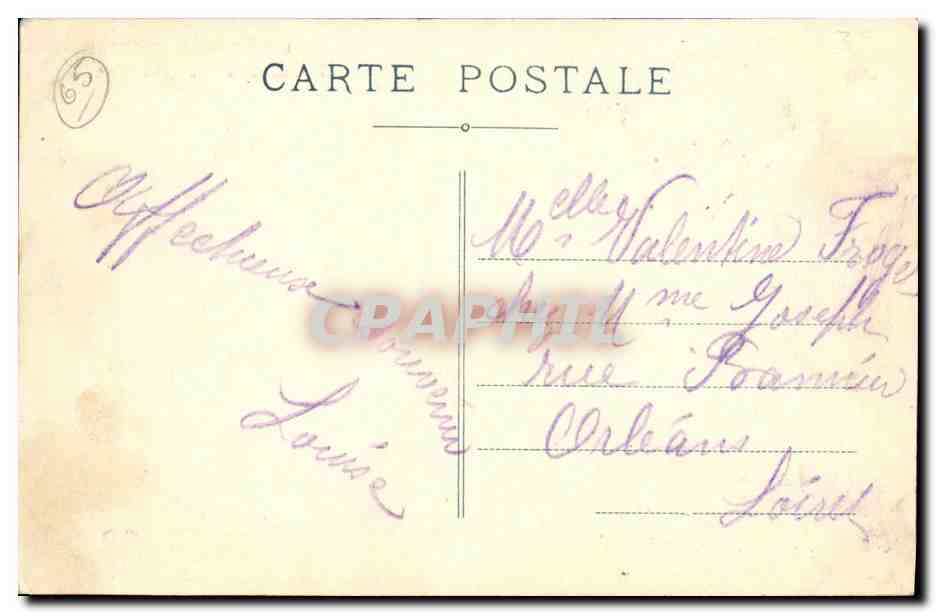CPA Lourdes L Eglise — Rückseite